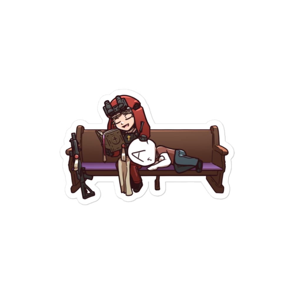 Bible Study Chibi sticker