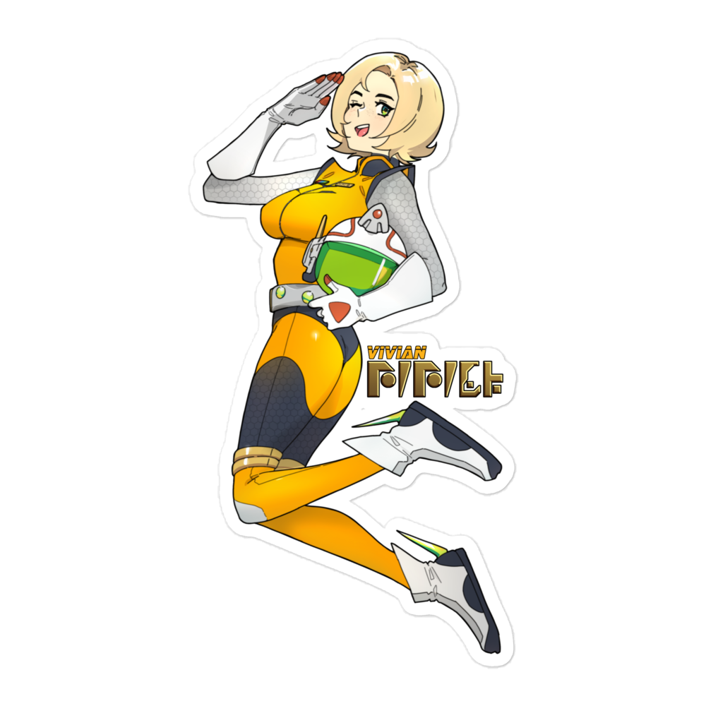 Cosmic Explorer sticker - character