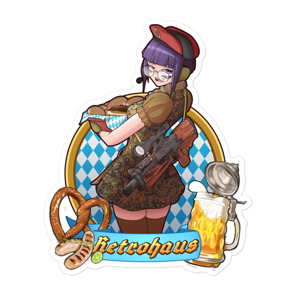 WA2000 Kellnerin sticker