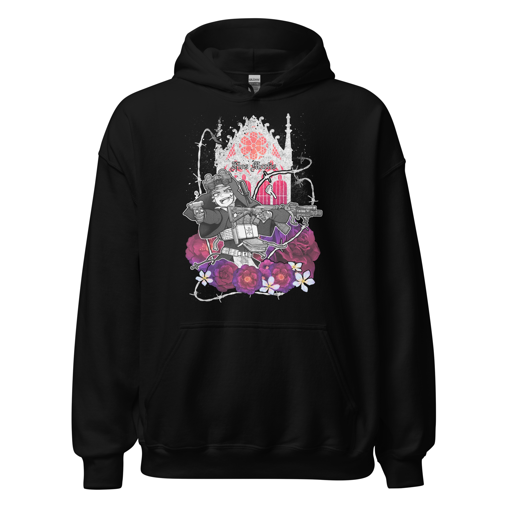 Flos Mortis hoodie - front design only