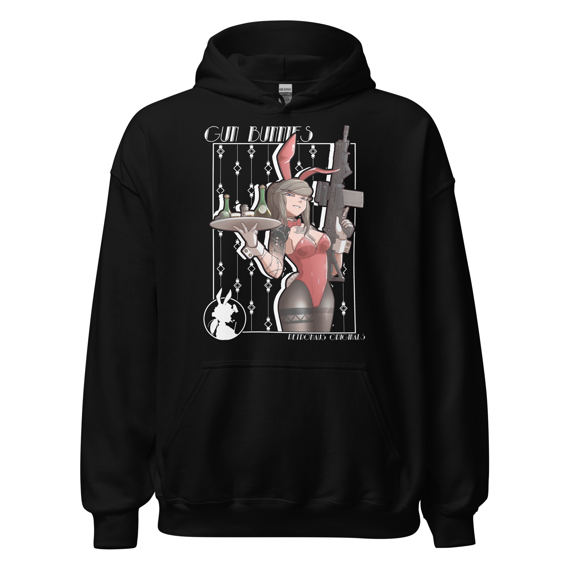 Gun Bunny Holly hoodie