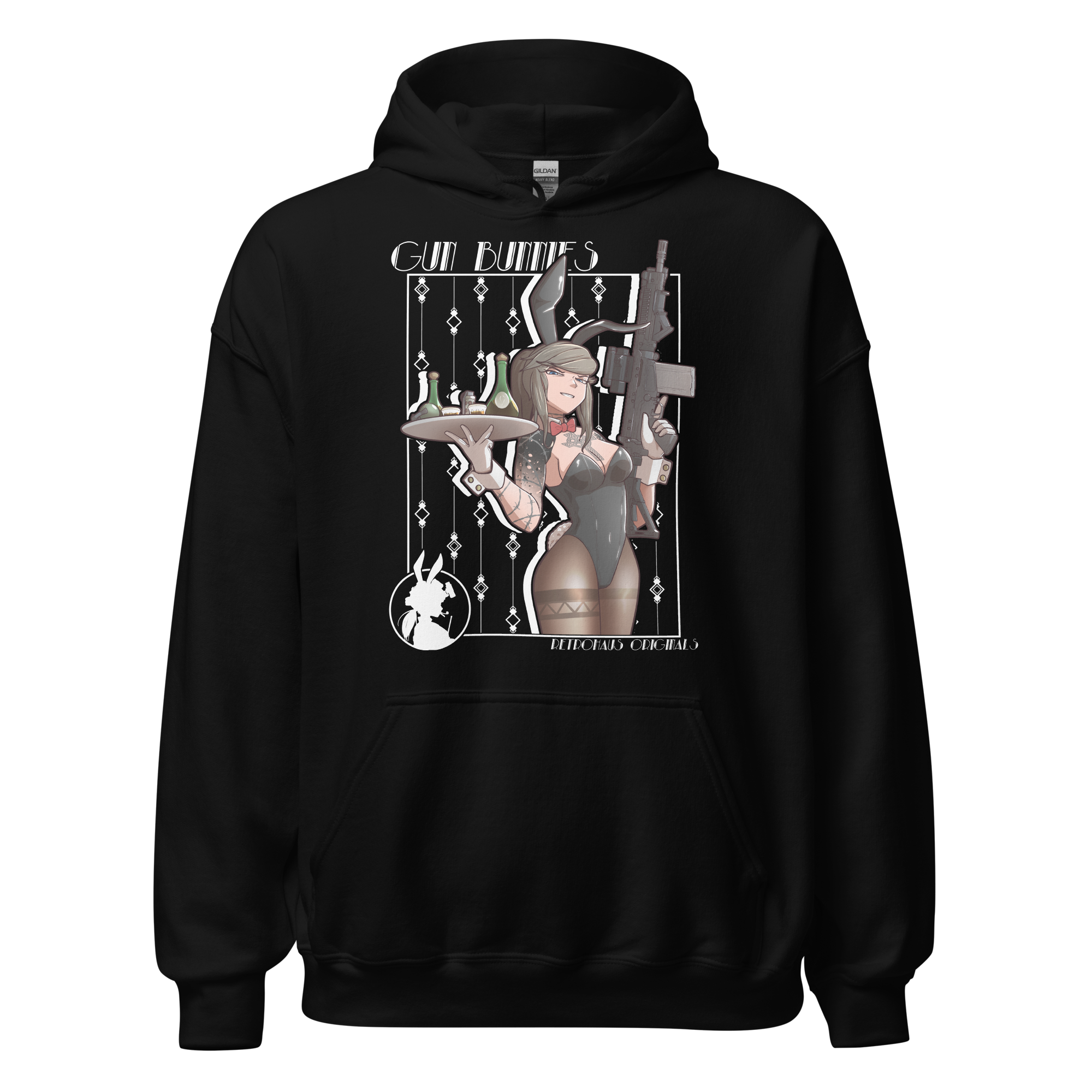 Gun Bunny Holly hoodie