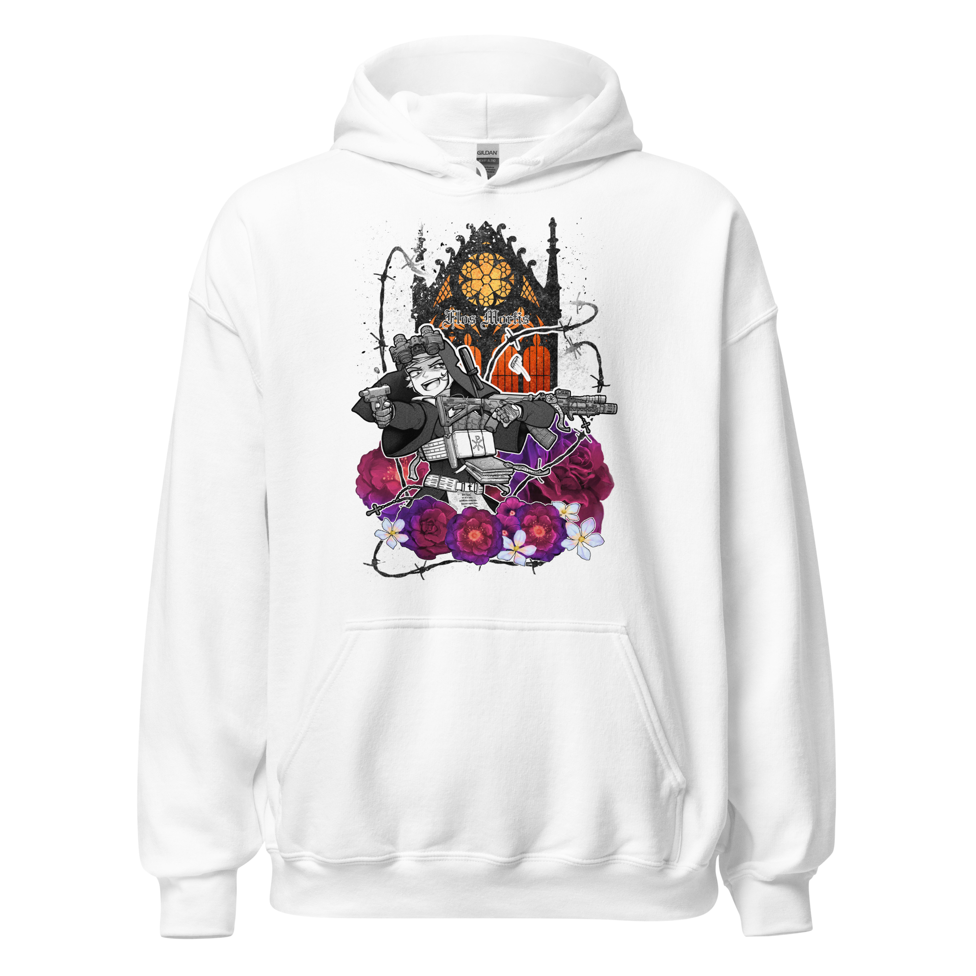 Flos Mortis hoodie - front design only