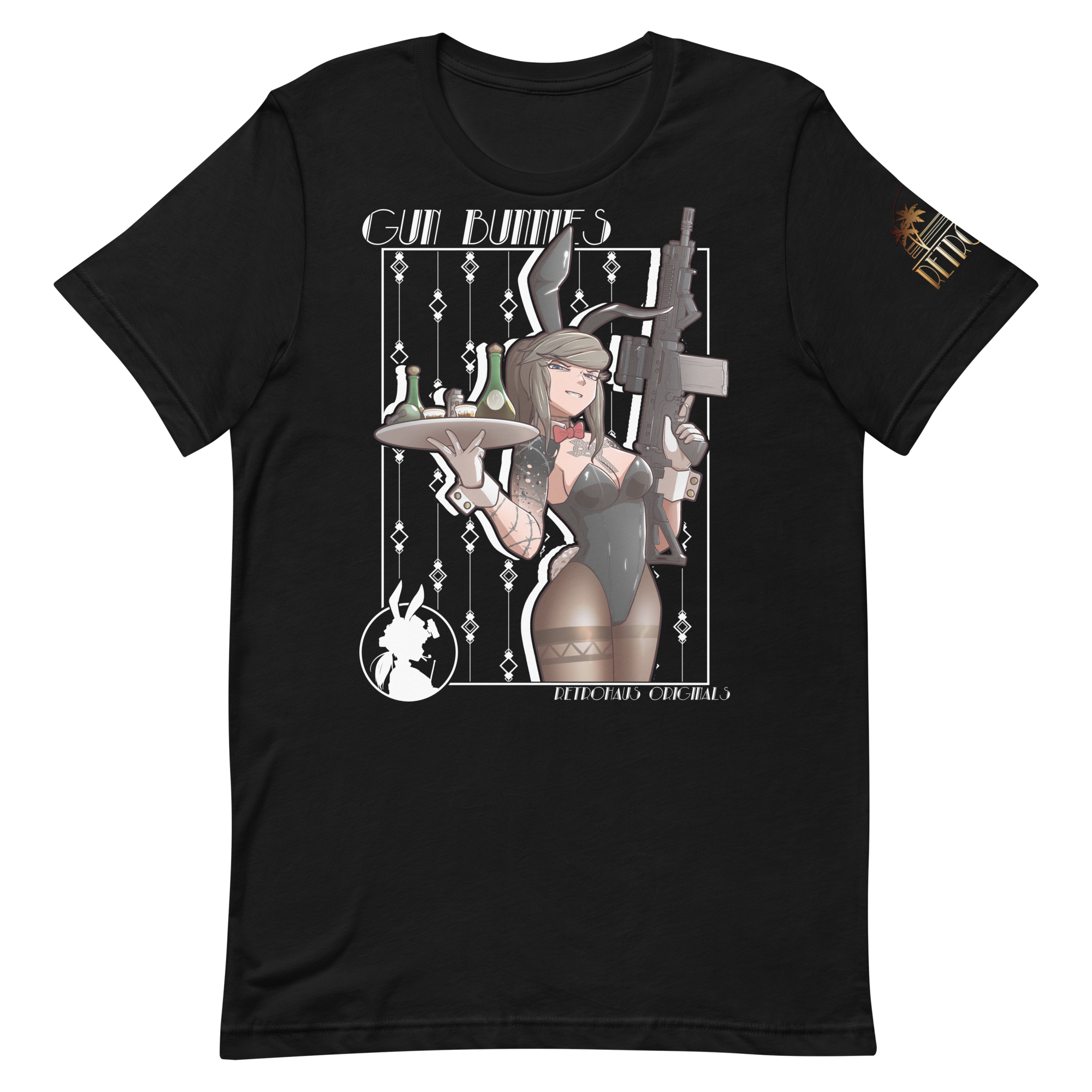 Gun Bunny Holly shirt - black suit