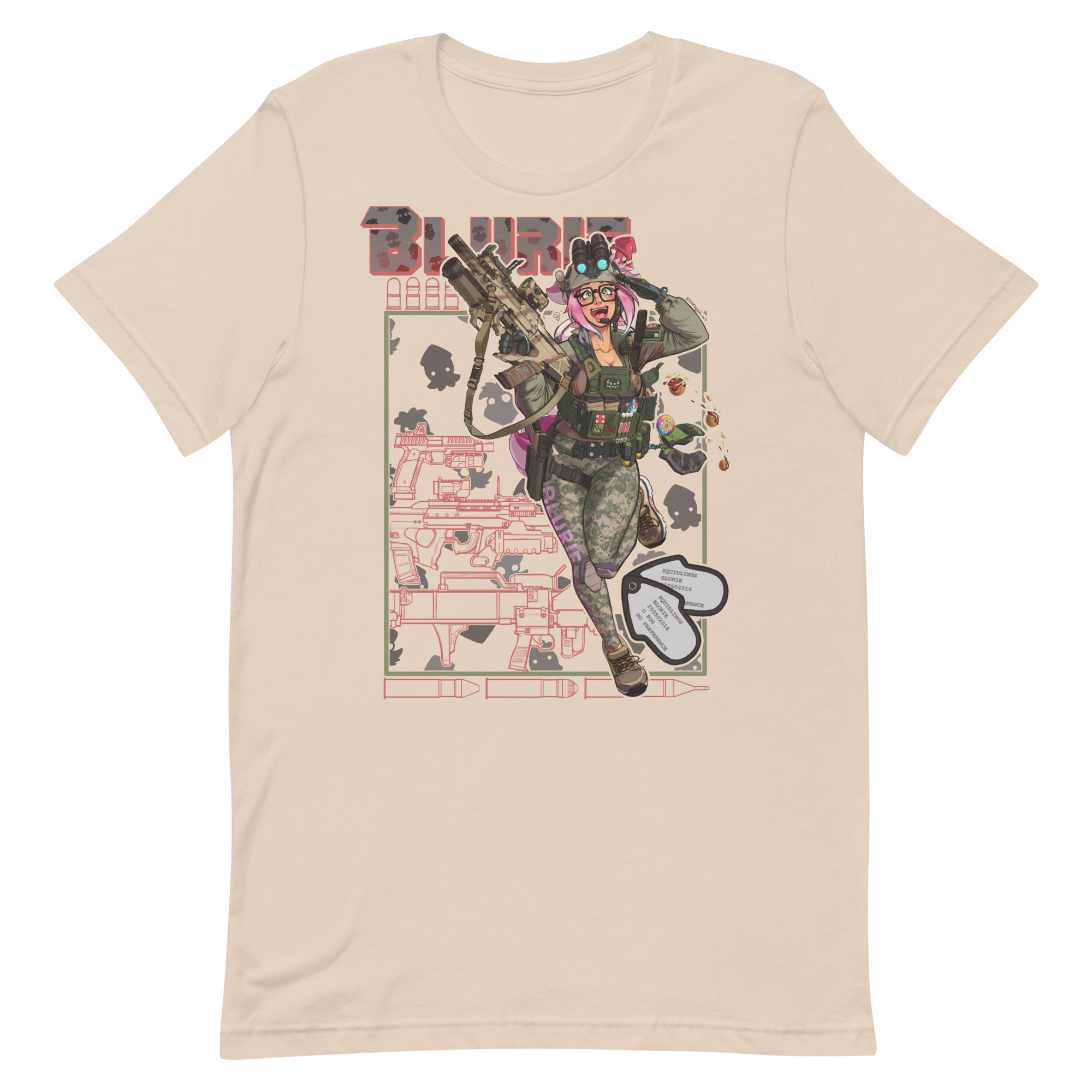 Blurie shirt - front only