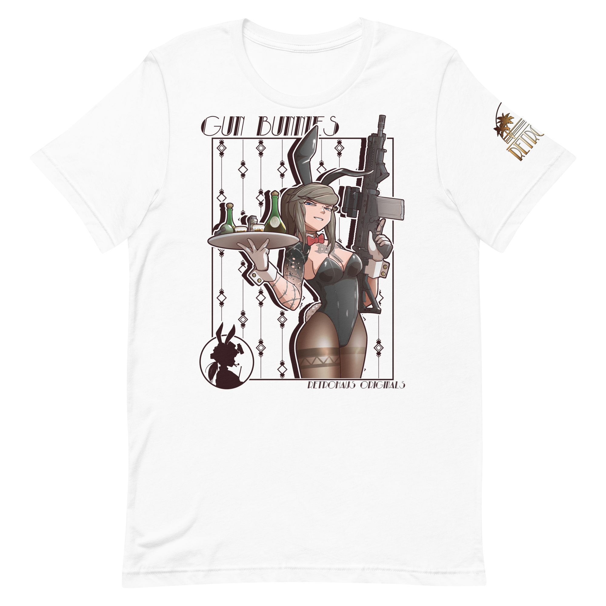 Gun Bunny Holly shirt - black suit
